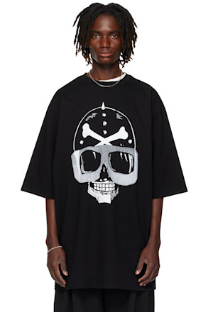 Black Printed 'Big Boy' T-shirt