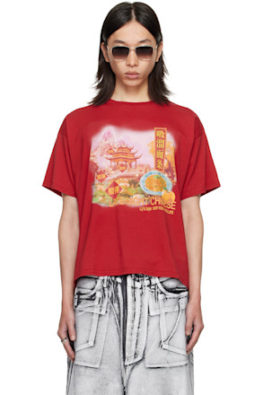 Red Slurp Noodles Box T-shirt