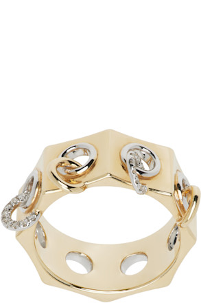Gold Eyet Diamond Ring