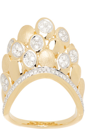Gold Blossom Diamond Ring