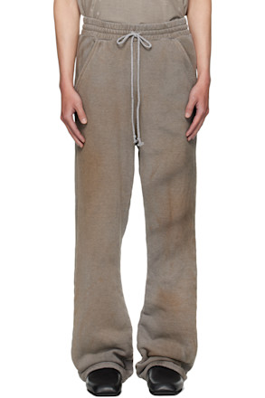 Gray Cotton Sweatpants