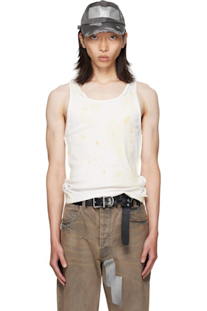 Gray Layered Tank Top