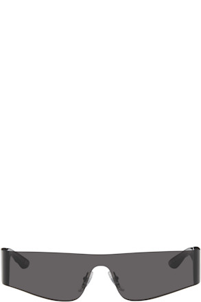 Black Wraparound Sunglasses