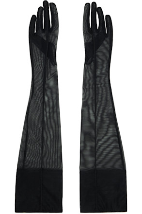 Black Sheer Gloves
