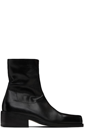 Black Cassello Ankle Boots