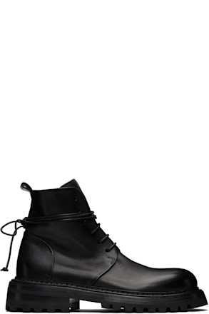 Black Carrucola Combat Boots