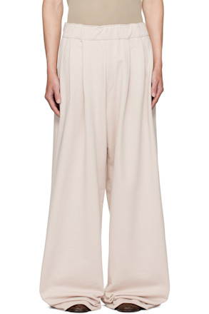 Off-White Pleated Sweatpants