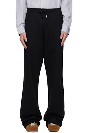 Black Cotton Sweatpants