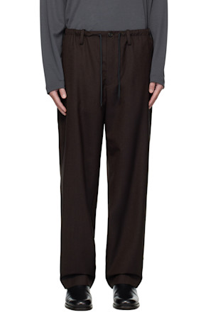 Brown Drawstring Trousers