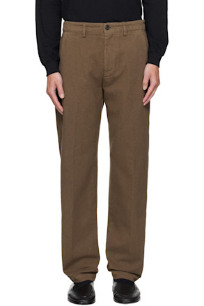 Brown Overdyed Trousers