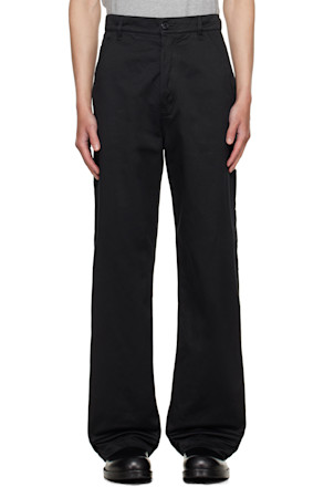 Black Sateen Trousers