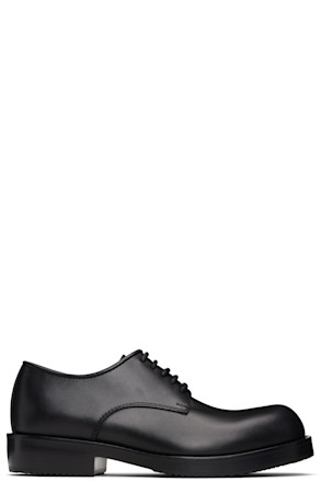 Black Leather Derbys