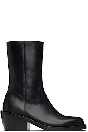 Black Zip Boots