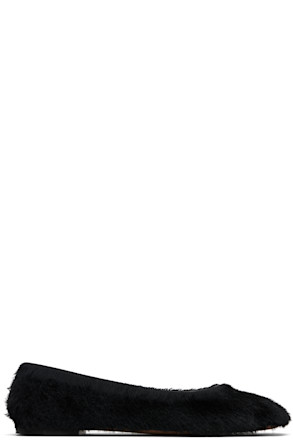 Black Square Ballerina Flats