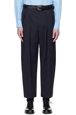 Navy Dyon Trousers