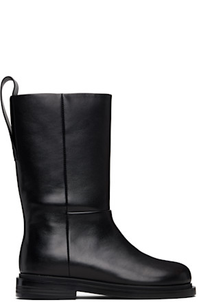 Black Angt Middle Boots