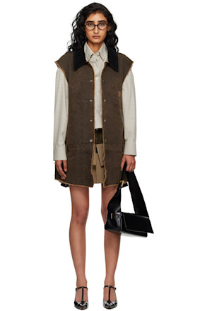 Brown Carpenter Minidress