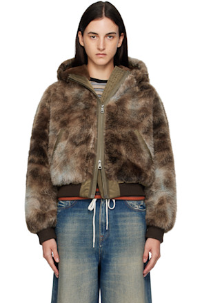 Brown Vanessa Faux-Fur Jacket