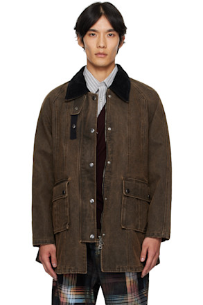 Brown Kerri Trapez Work Jacket