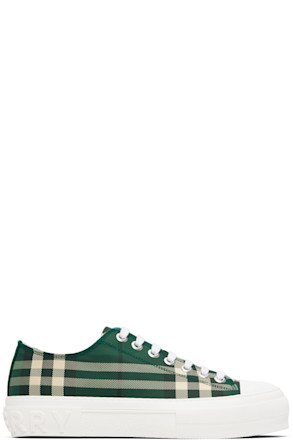 Green Check Sneakers