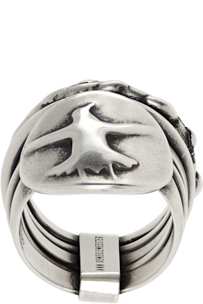 Mossa Flying Bird Stacked Ring