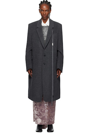 Gray Viv High Comfort Tailored Coat