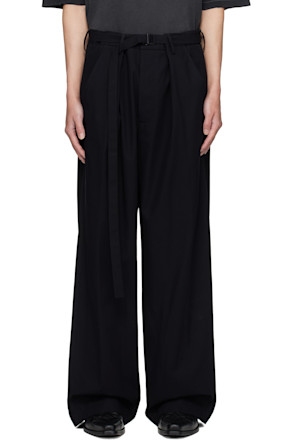 Black Norulf Workwear Trousers