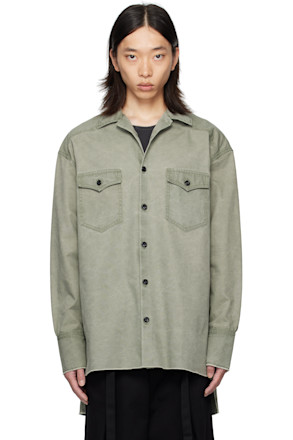 Green Antoine High Comfort Long Shirt