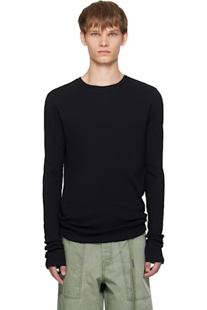 Black Greg Long Sleeve T-shirt
