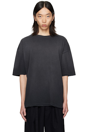 Black Dieter Infinite Feather Print T-shirt