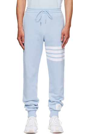 Blue Classic Loopback 4-Bar Sweatpants