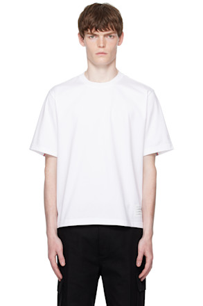 White Oversized Short Sleeve Medium Weight T-shirt