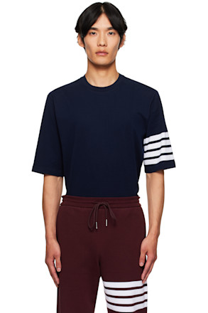 Navy Jersey 4-Bar T-shirt