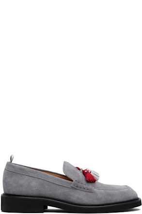 Gray RWB Tassel Loafers