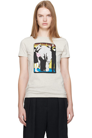 Gray Kenzo Paris 'Kenzo City' Classic T-shirt