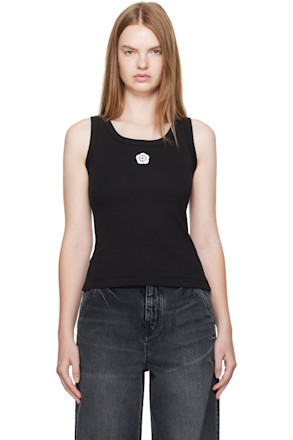 Black Kenzo Paris 'Boke Flower 2.0' Rib Tank Top