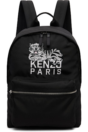 Black Kenzo Paris 'KENZO Happyer Tiger' Backpack