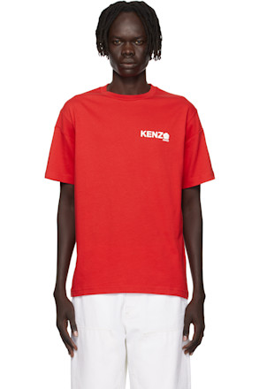 Red Kenzo Paris 'Boke Flower 2.0' T-shirt