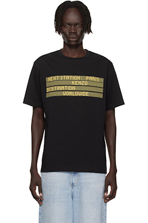 Black Kenzo Paris 'KENZO City' T-shirt