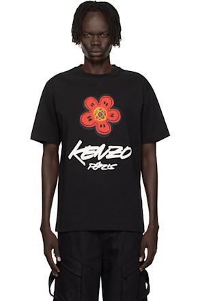 Black Kenzo Paris Futura 2000 Edition Cotton T-shirt