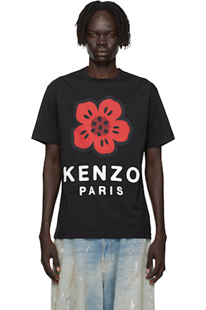 Black Kenzo Paris 'Boke Flower' T-shirt