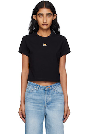 Black 'Baby Fox' Baby T-shirt