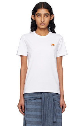 White Fox Head T-shirt