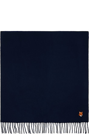 Navy Fox Head Scarf