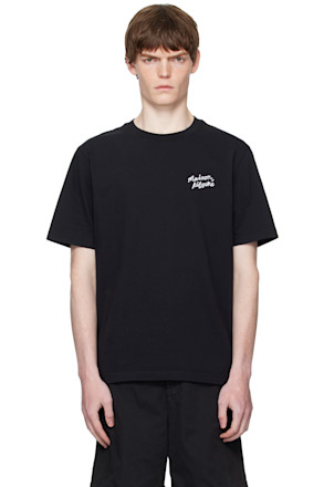 Black 'Maison Kitsuné' Handwriting Comfort T-shirt