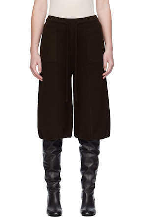 Brown Wholegarment Bermuda Shorts