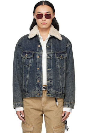 Navy Rolling Acid Jacket