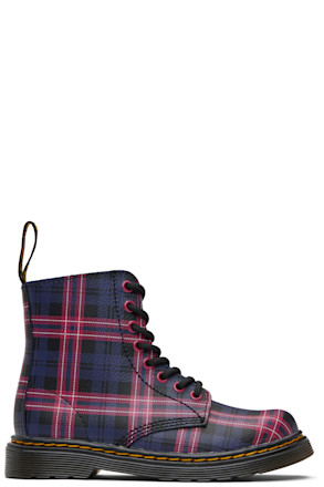 Big Kids Purple & Pink 1460 Pascal Boots