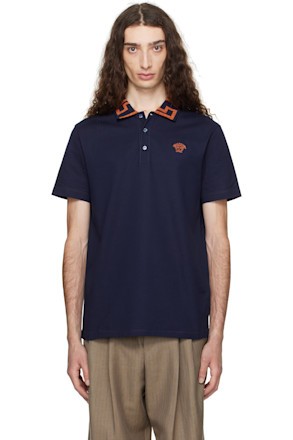 Navy Greca Polo