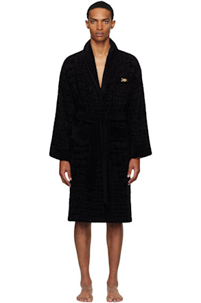 Black Icon Bathrobe